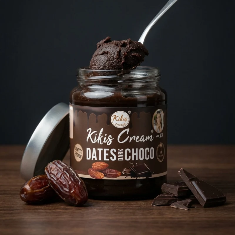 Kikis Cream - DATTEL DARK CHOCO - Dattelschokocreme