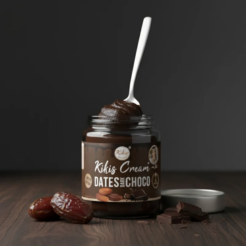 Kikis Cream - DATTEL DARK CHOCO - Dattelschokocreme