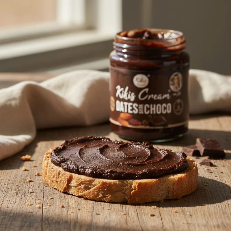Kikis Cream - DATTEL DARK CHOCO - Dattelschokocreme