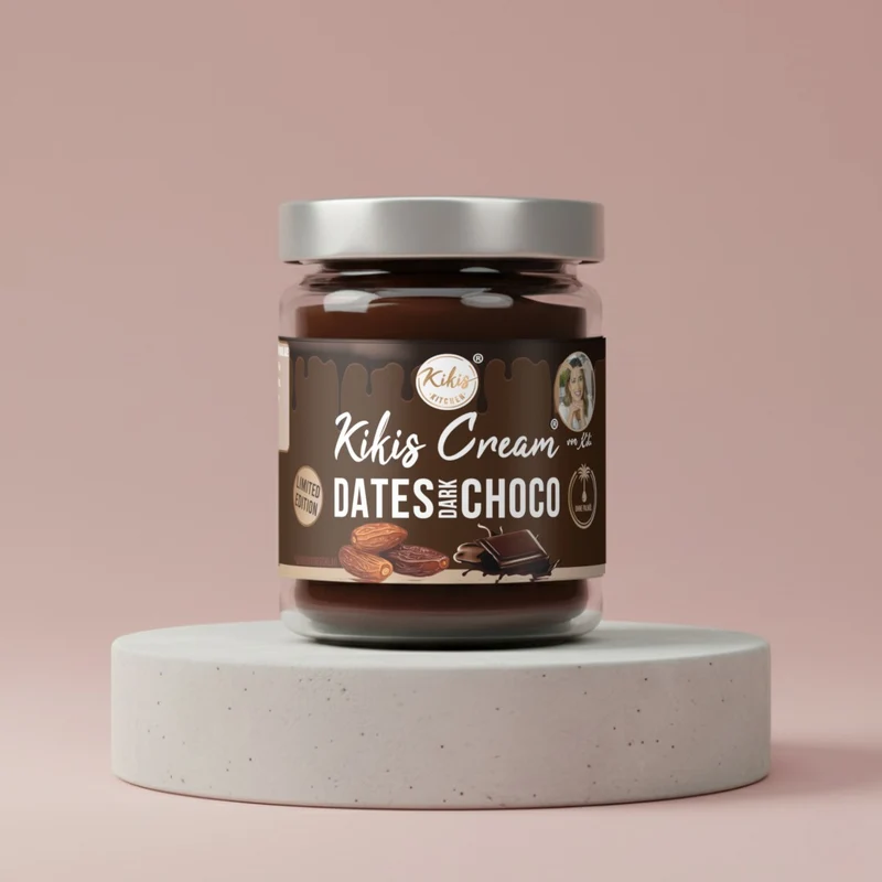 Kikis Cream - DATTEL DARK CHOCO - Dattelschokocreme