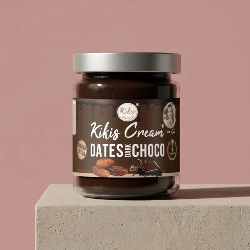 Kikis Cream - DATTEL DARK CHOCO - Dattelschokocreme