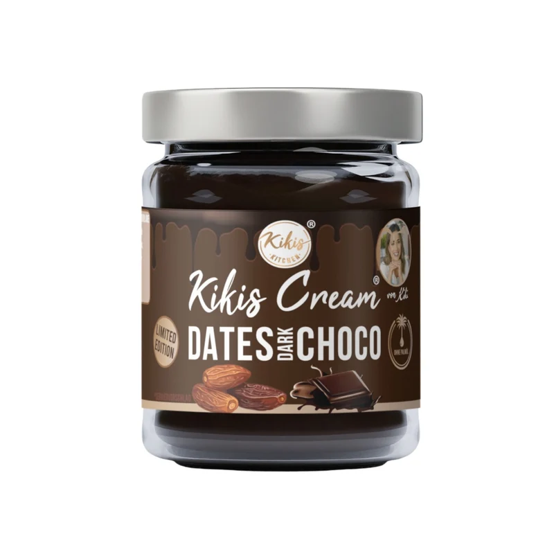 Kikis Cream - DATTEL DARK CHOCO - Dattelschokocreme