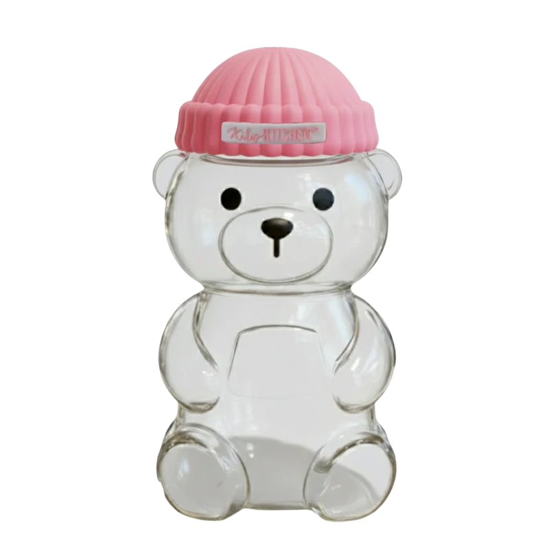 Kikis Bear Cup Glass - Rosa