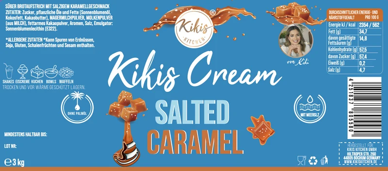 Kikis Cream - Salted Caramel EIMER - 3kg