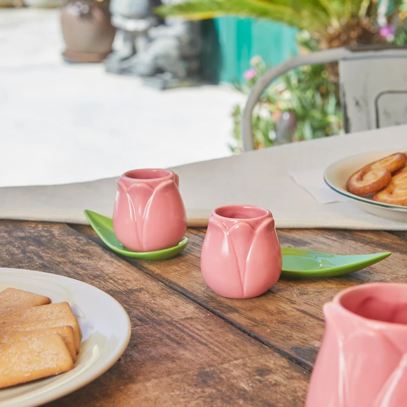 Tulip Coffee cup set x2