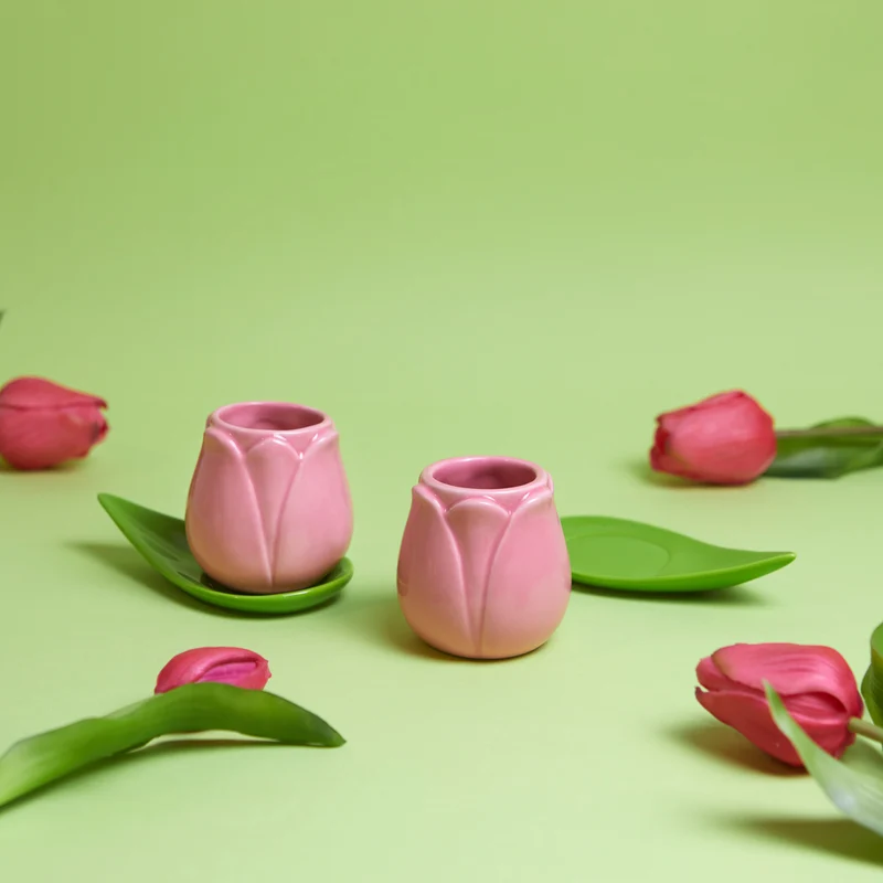 Tulip Coffee cup set x2