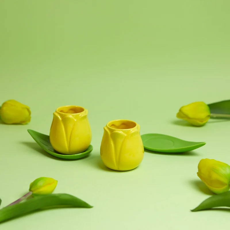 Tulip Coffee cup set x2