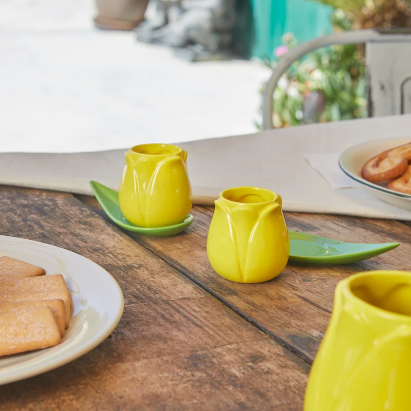 Tulip Coffee cup set x2