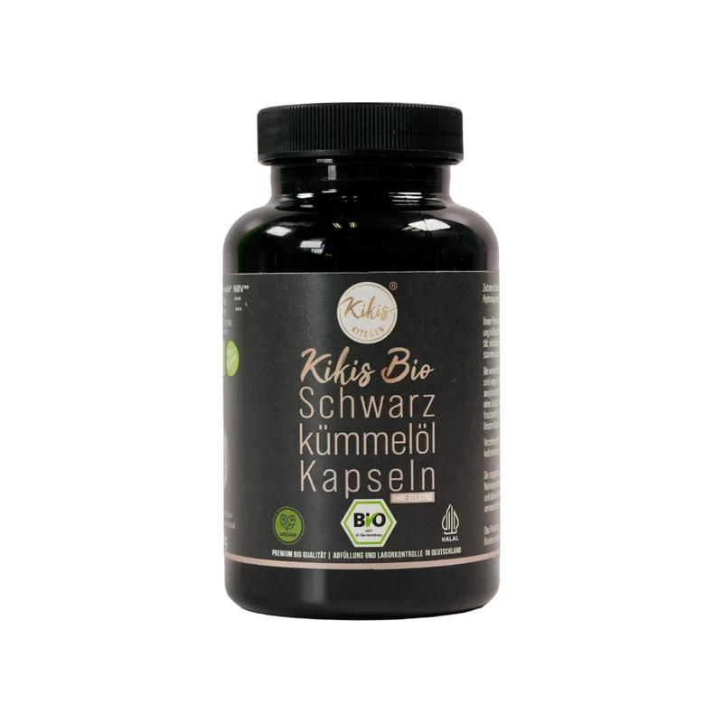 Kikis Schwarzkümmelöl Kapseln BIO - VEGAN