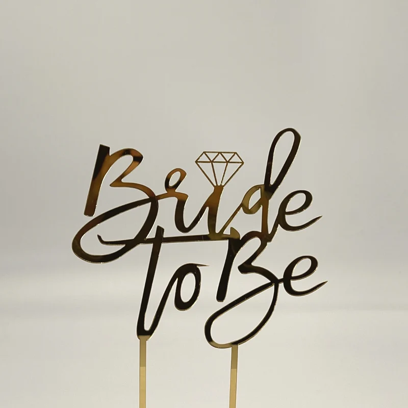 Kikis Cake Topper - Bride To Be in GOLD