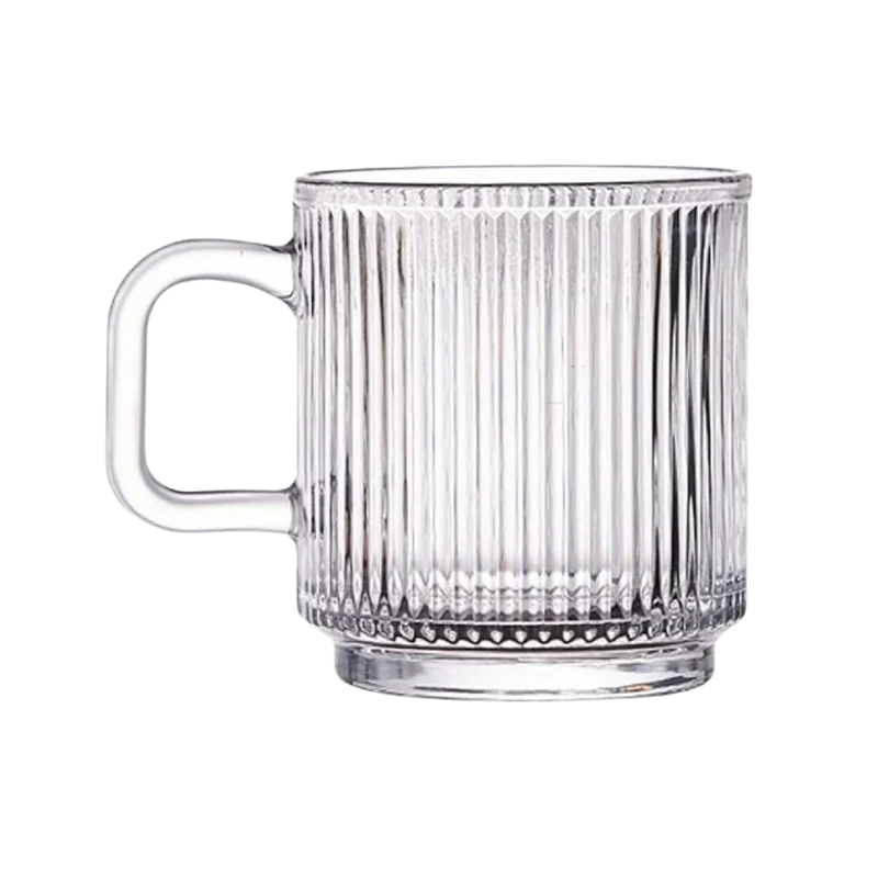 Kikis Ripple Glas mit Griff - 360ml