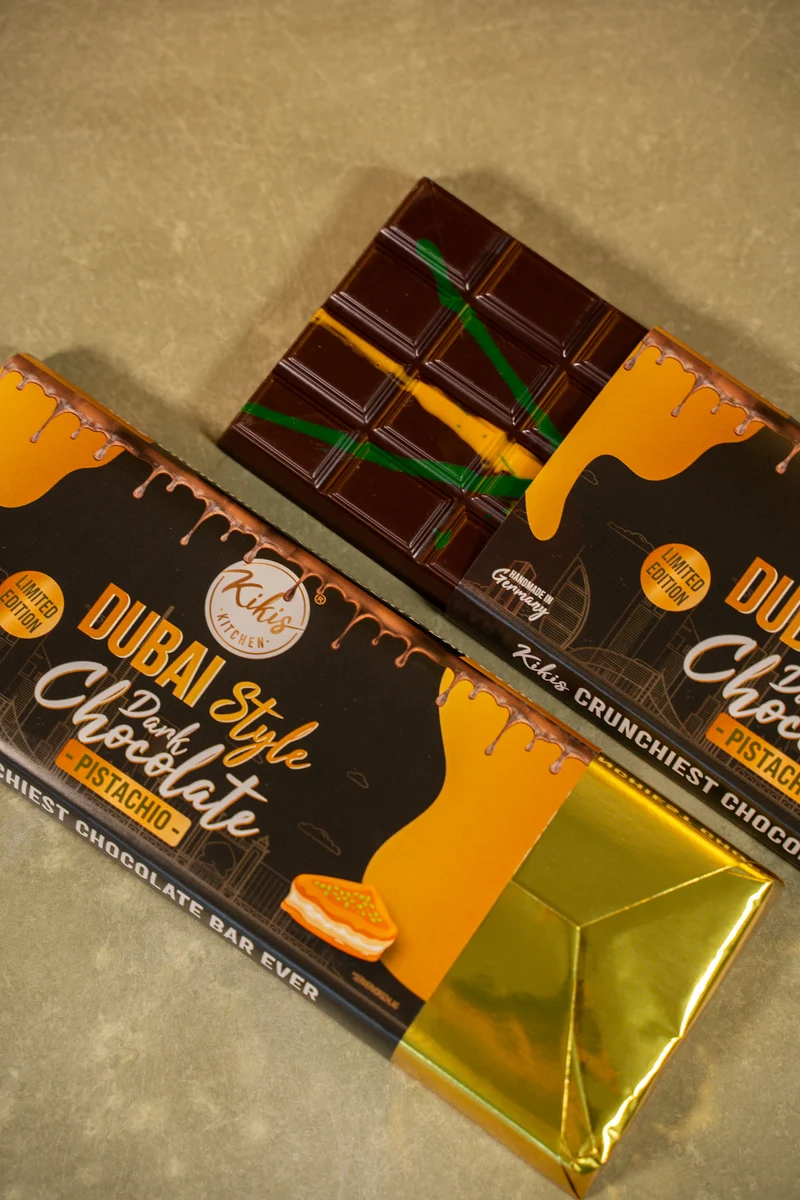 Kikis Dubai Style Dark Chocolate - PISTACHIO 🍫