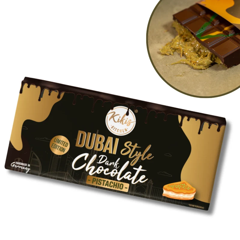 Kikis Dubai Style Dark Chocolate - PISTACHIO 🍫