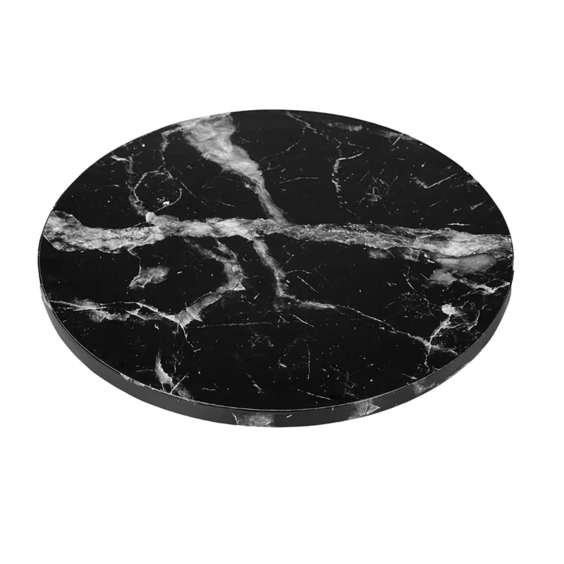 Kikis Cake Board - Mamor-Optik weiß 25 cm