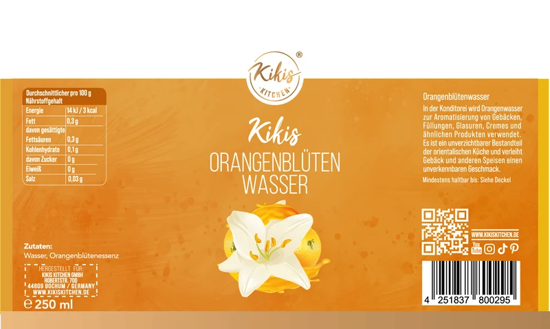 Kikis Orangenblütenwasser 250ml