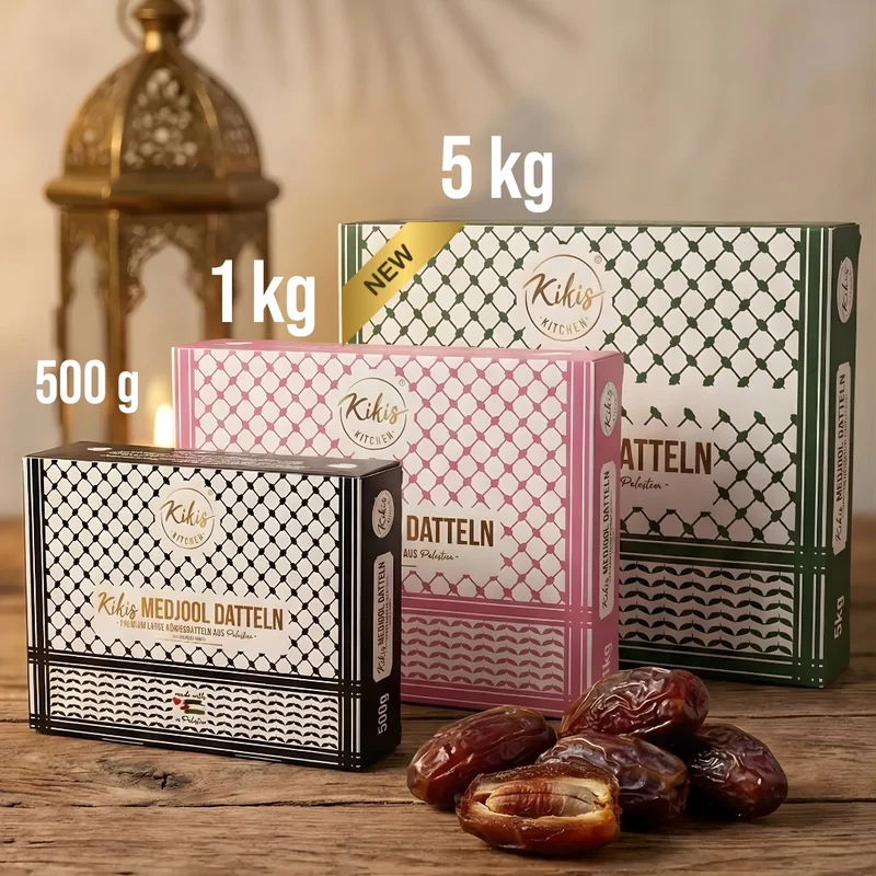 Kikis Medjool Dattel - Premium Large Königsdatteln aus Palästina