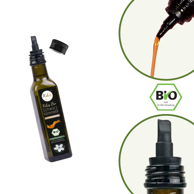 Kikis Schwarzkümmelöl 100ml gefiltert - BIO