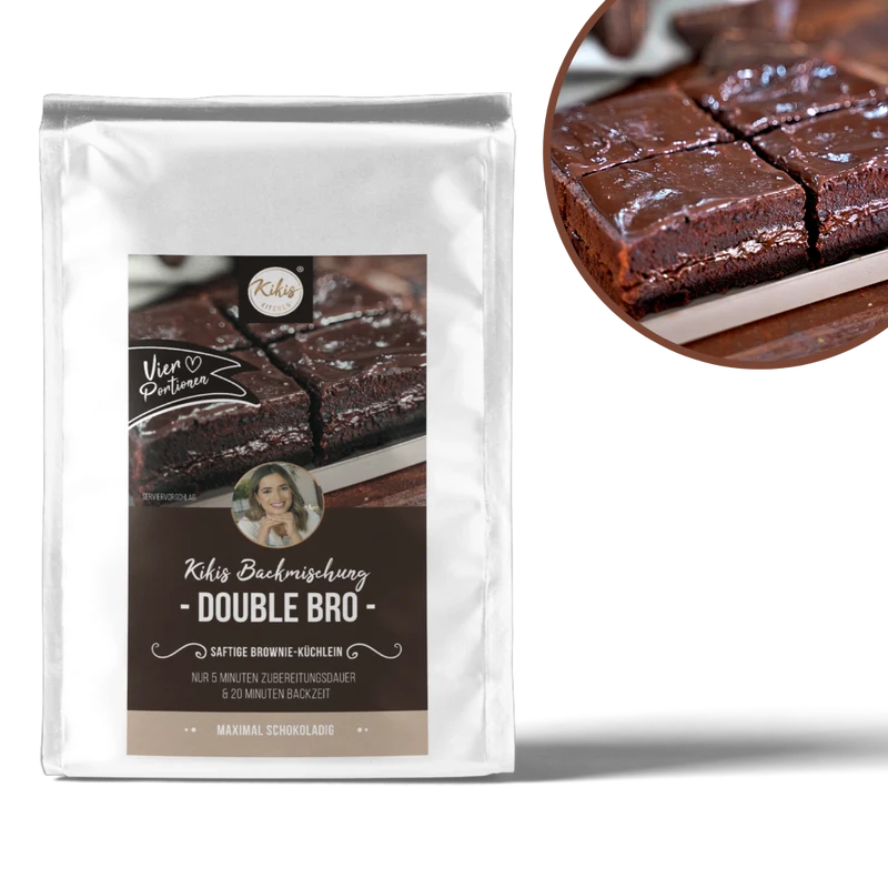 Kikis Double Bro - Brownie Backmischung