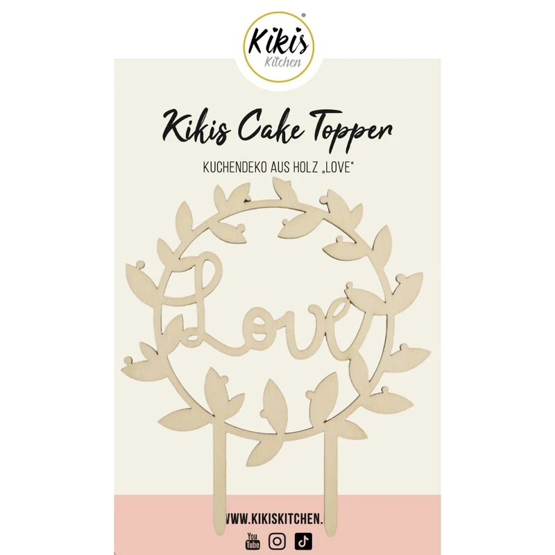 Kikis Cake Topper - Love