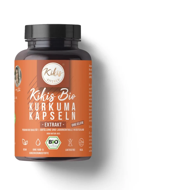 Kikis Kurkuma EXTRAKT Kapseln - Hochdosiert - BIO