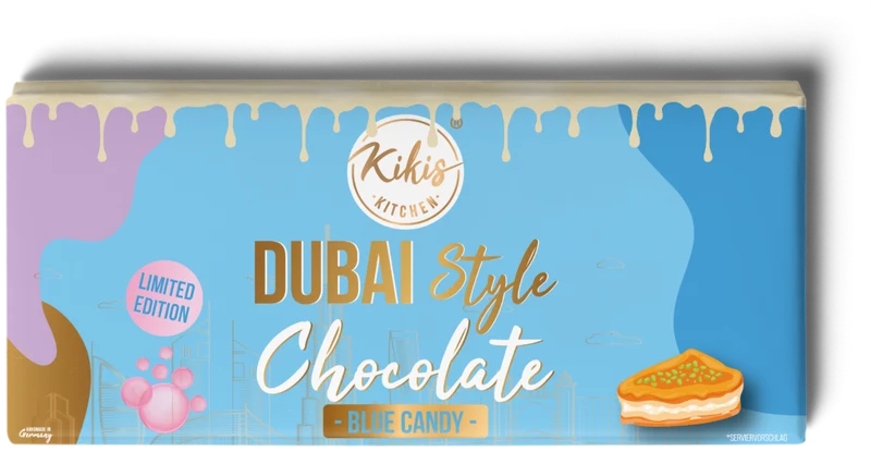 Kikis Dubai Style Chocolate - Blue Candy 🍫
