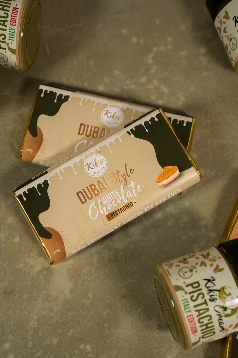 Kikis Dubai Style White Chocolate - PISTACHIO 🍫
