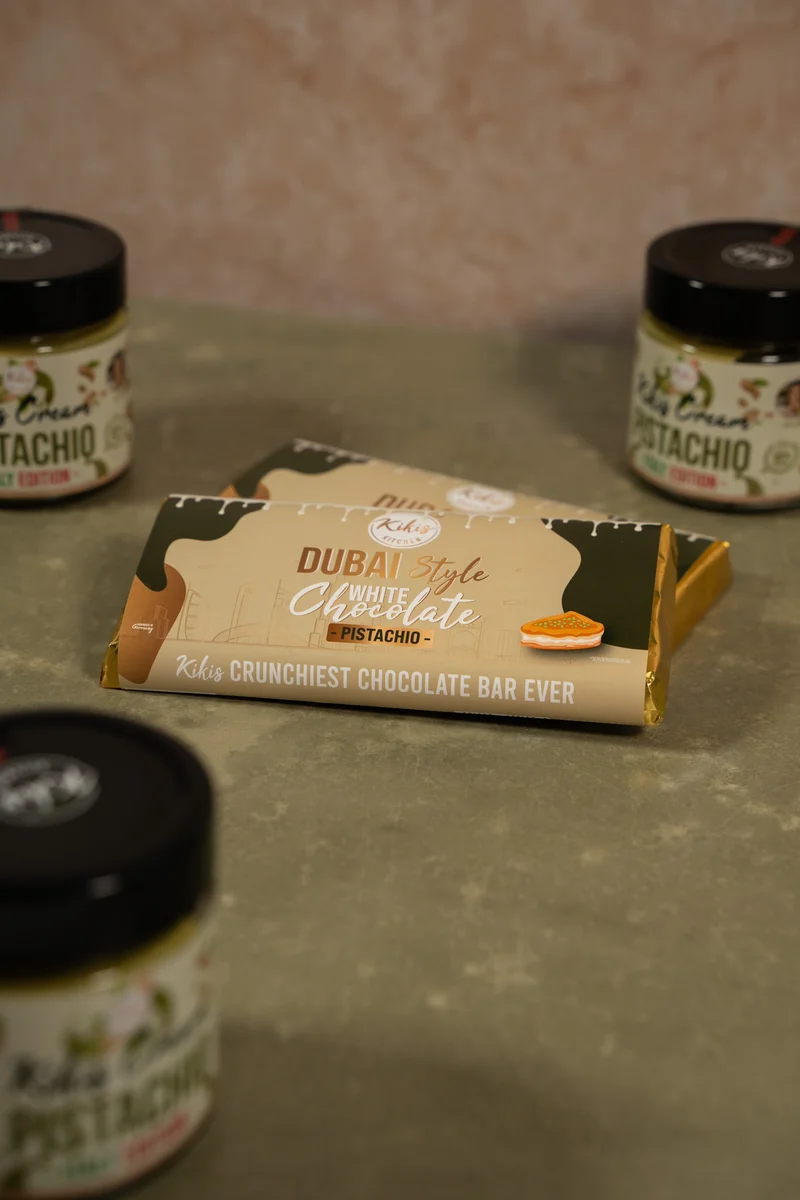 Kikis Dubai Style White Chocolate - PISTACHIO 🍫