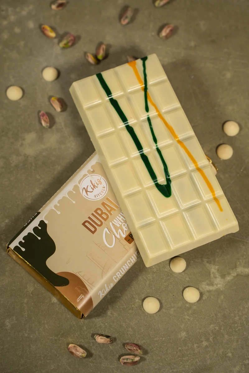 Kikis Dubai Style White Chocolate - PISTACHIO 🍫