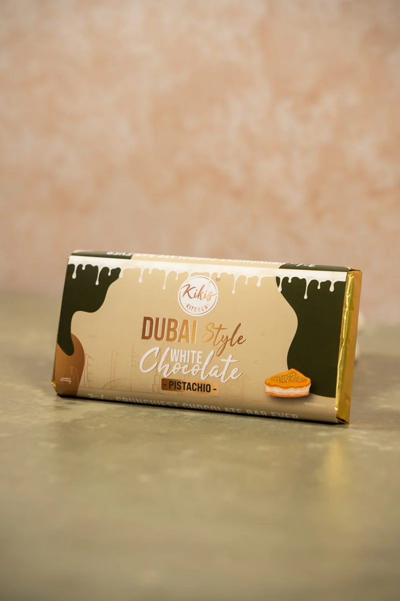 Kikis Dubai Style White Chocolate - PISTACHIO 🍫