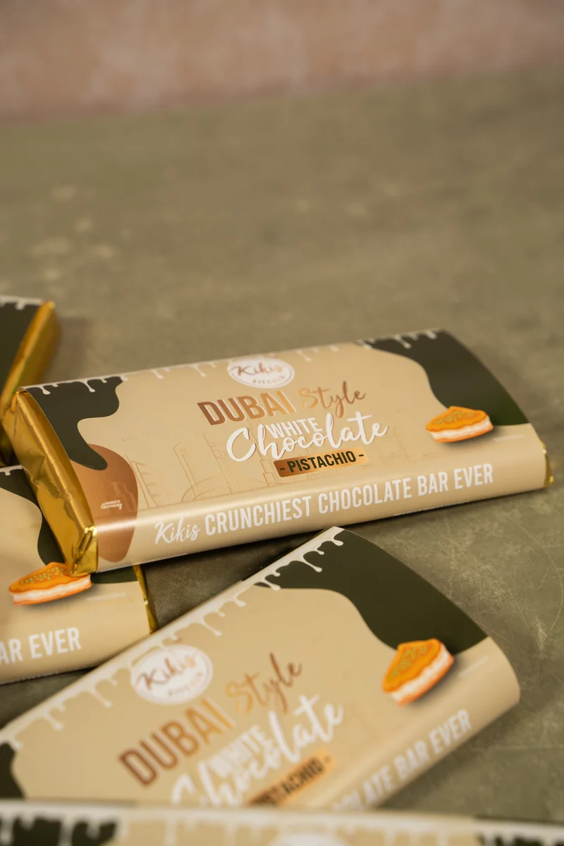 Kikis Dubai Style White Chocolate - PISTACHIO 🍫