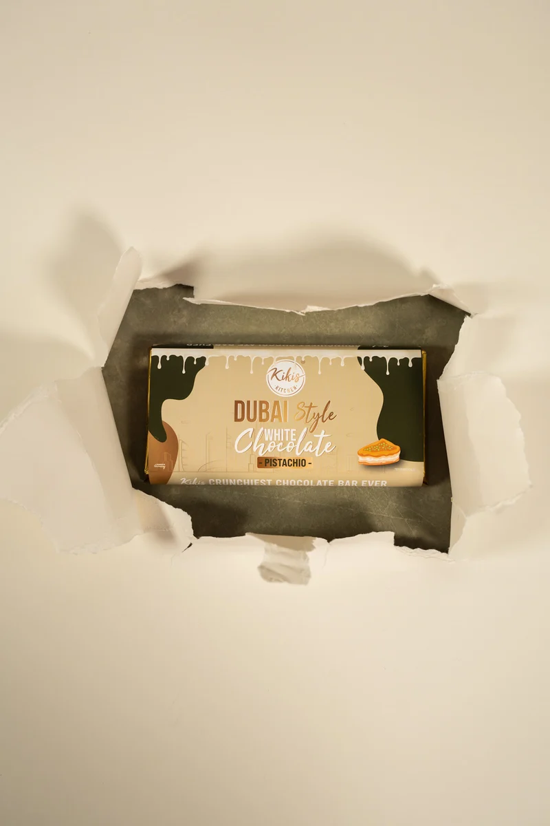 Kikis Dubai Style White Chocolate - PISTACHIO 🍫