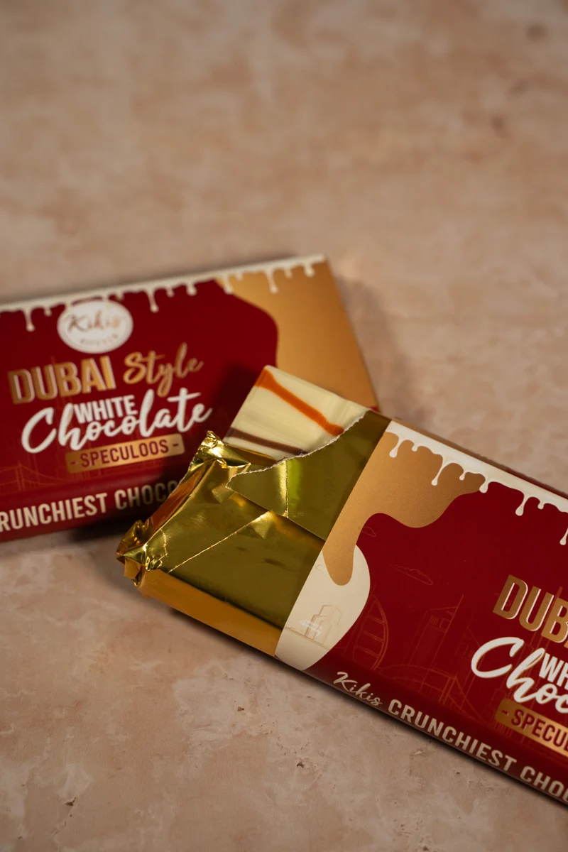 Kikis Dubai Style White Chocolate - SPECULOOS 🍫