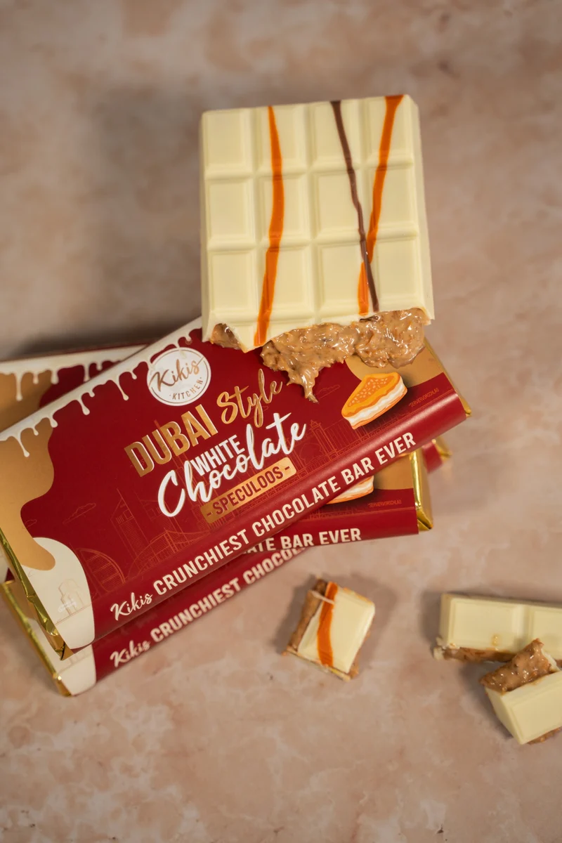 Kikis Dubai Style White Chocolate - SPECULOOS 🍫