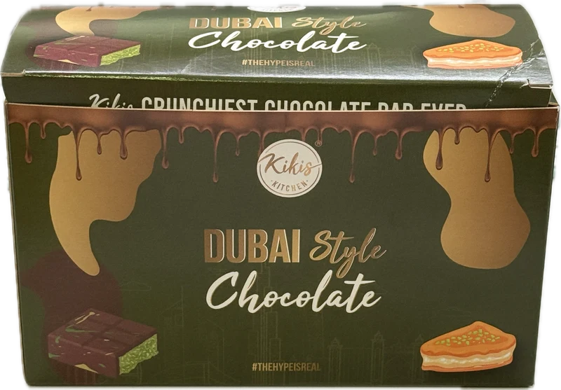 Karton 6er Dubai Schokolade für 6 Tafeln