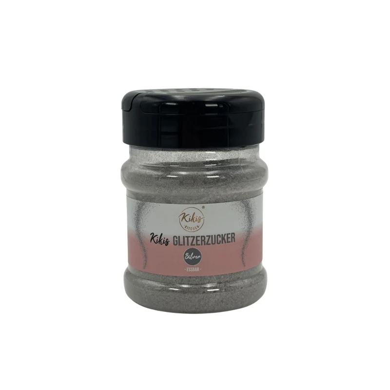 Kikis Glitzerzucker Silber MHD 28.11.2026