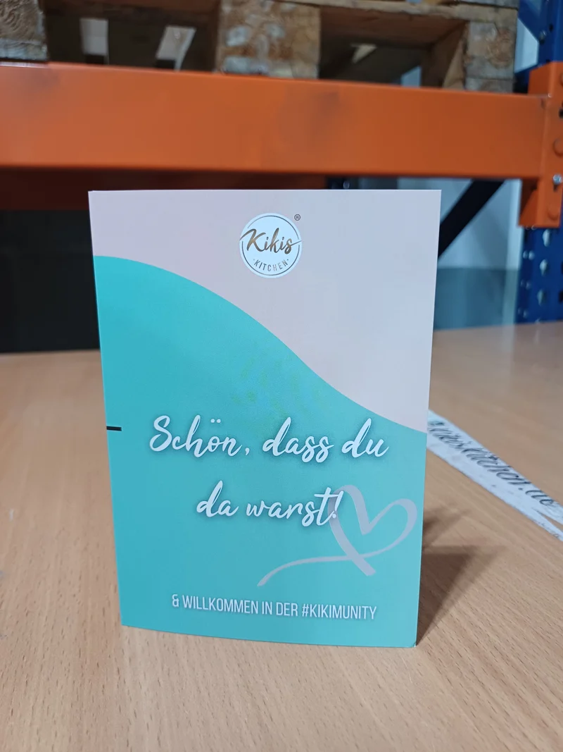 Schön dass du da warst Flyer - 1 Stapel 10cm