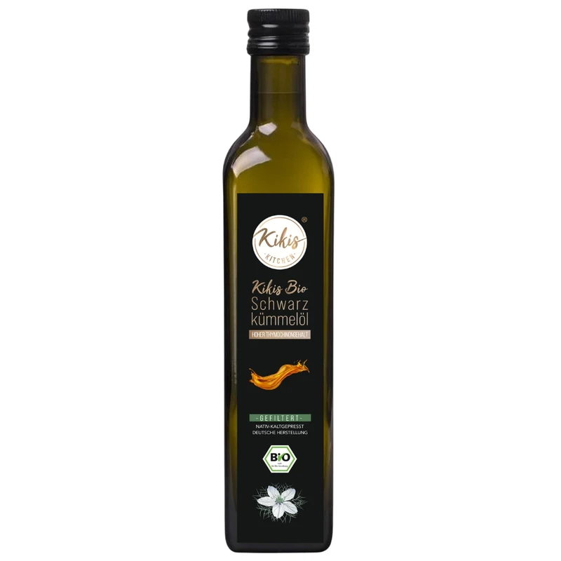 Kikis Schwarzkümmelöl 500ml GEFILTERT - BIO
