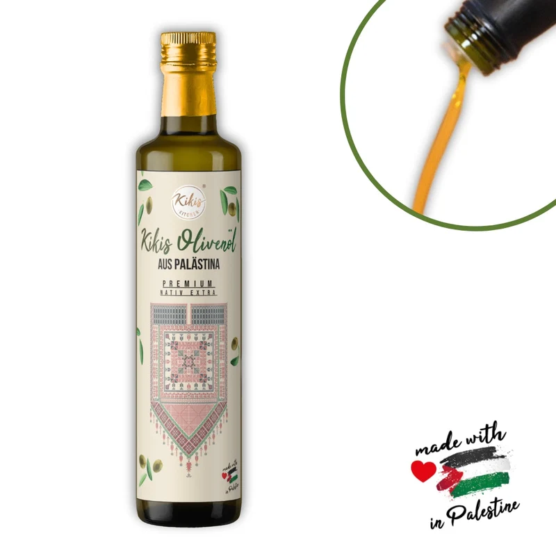 Kikis Olivenöl NATIV EXTRA aus Palästina 500ml