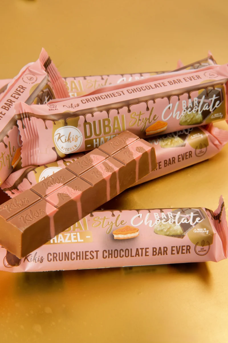 Kikis Dubai Style Bar Chocolate - Hazel 🍫