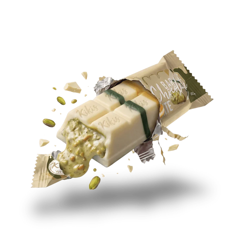 Kikis Dubai Style Bar Chocolate - White Pistachio 🍫