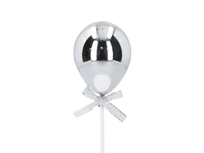 Kikis Cake Topper - Ballon Silber