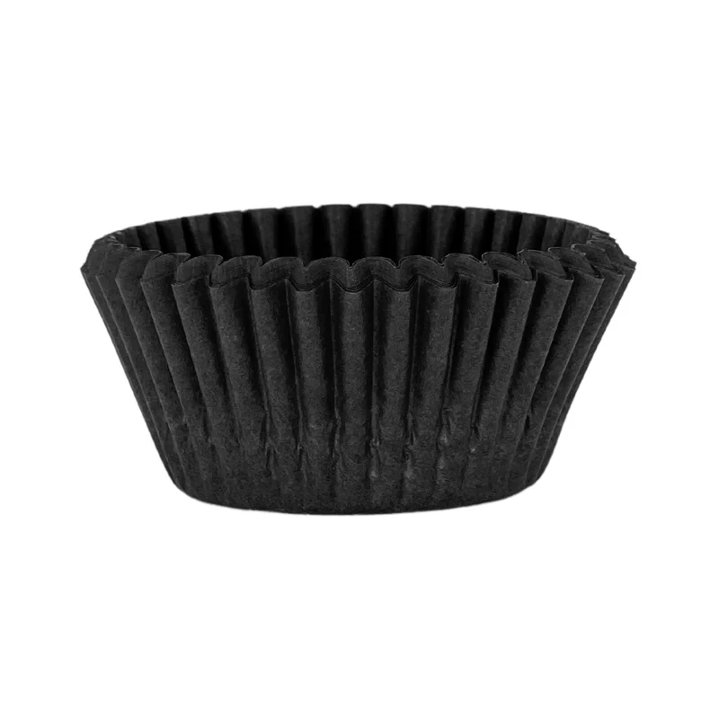 Kikis Muffinförmchen - aus Papier schwarz 60 Stück