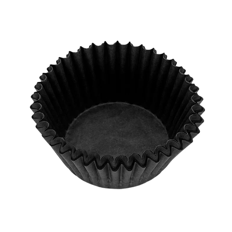 Kikis Muffinförmchen - aus Papier schwarz 60 Stück