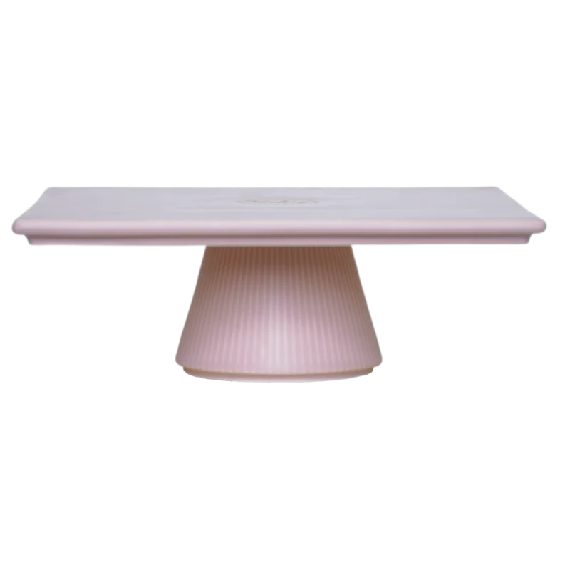 NEU: Kikis Tortenplatte - Rosa Quadratisch