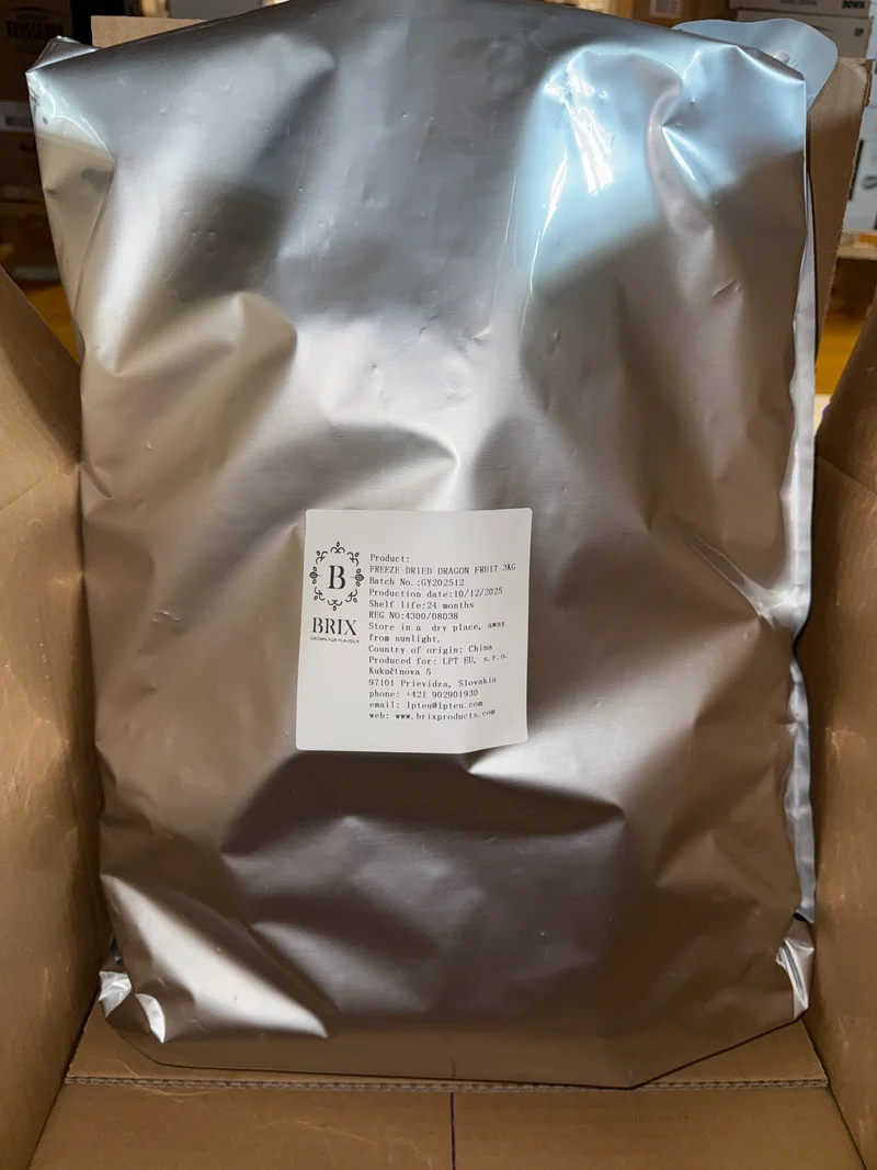Drachenfrucht gefriergetrocknet 3 KG halbe Stücke