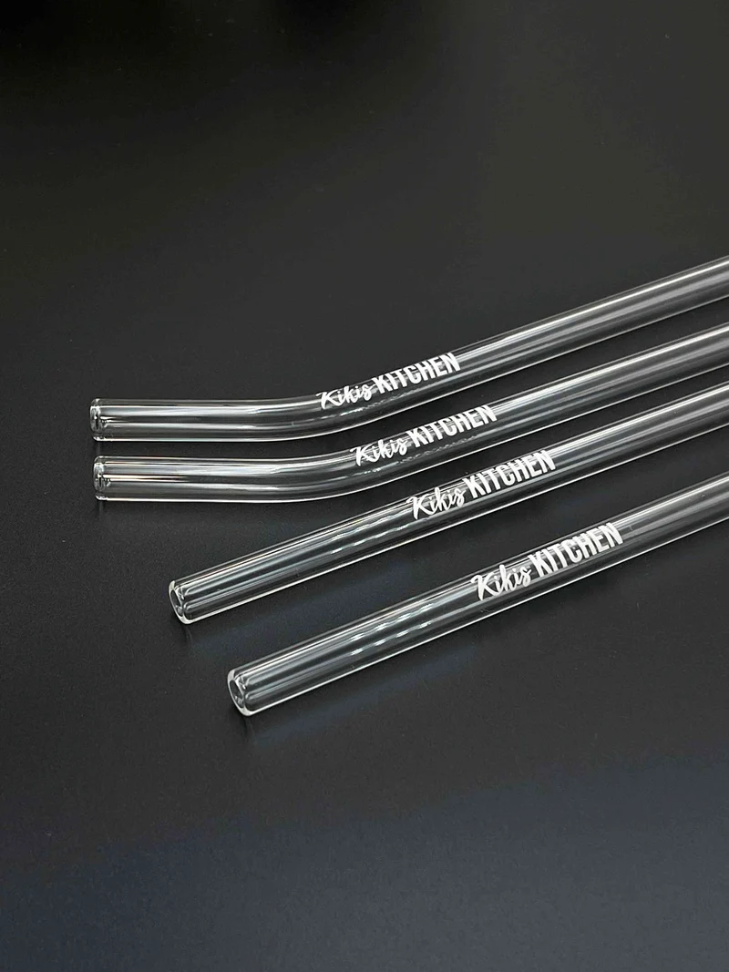 Kikis Glasstrohhalm 6er Set