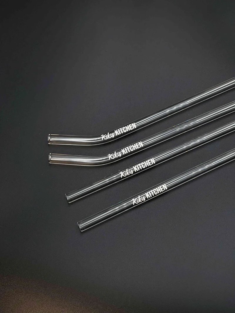 Kikis Glasstrohhalm 6er Set