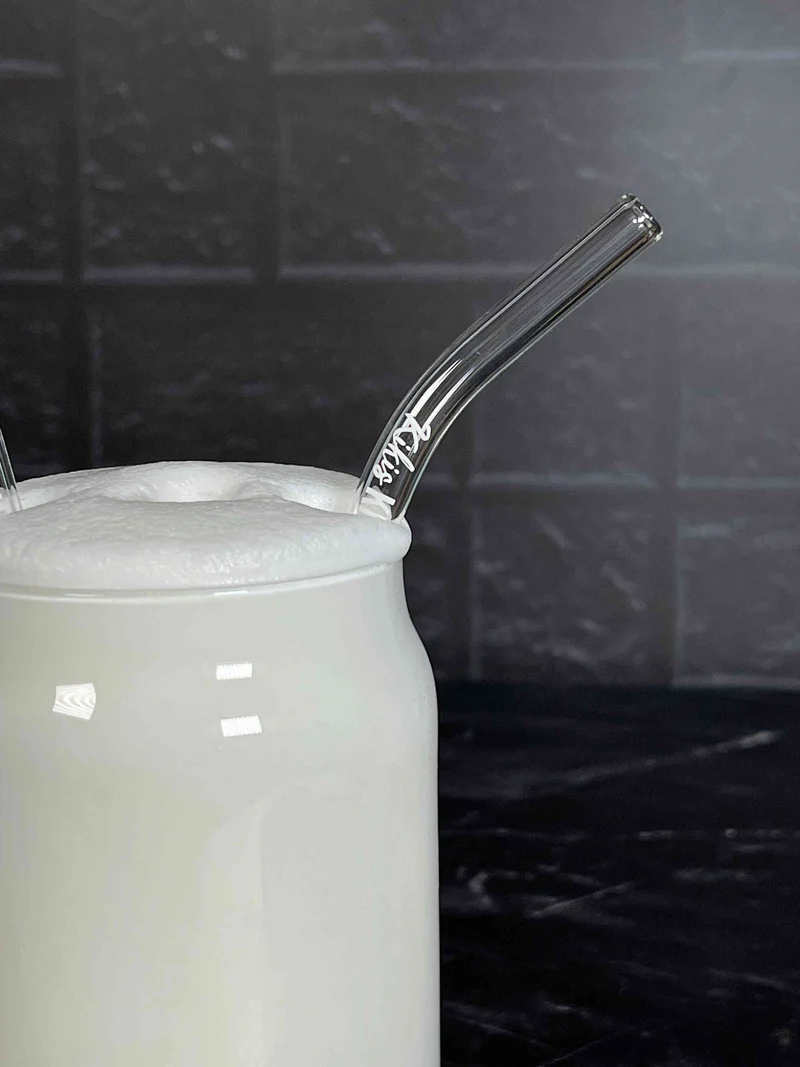 Kikis Glasstrohhalm 6er Set