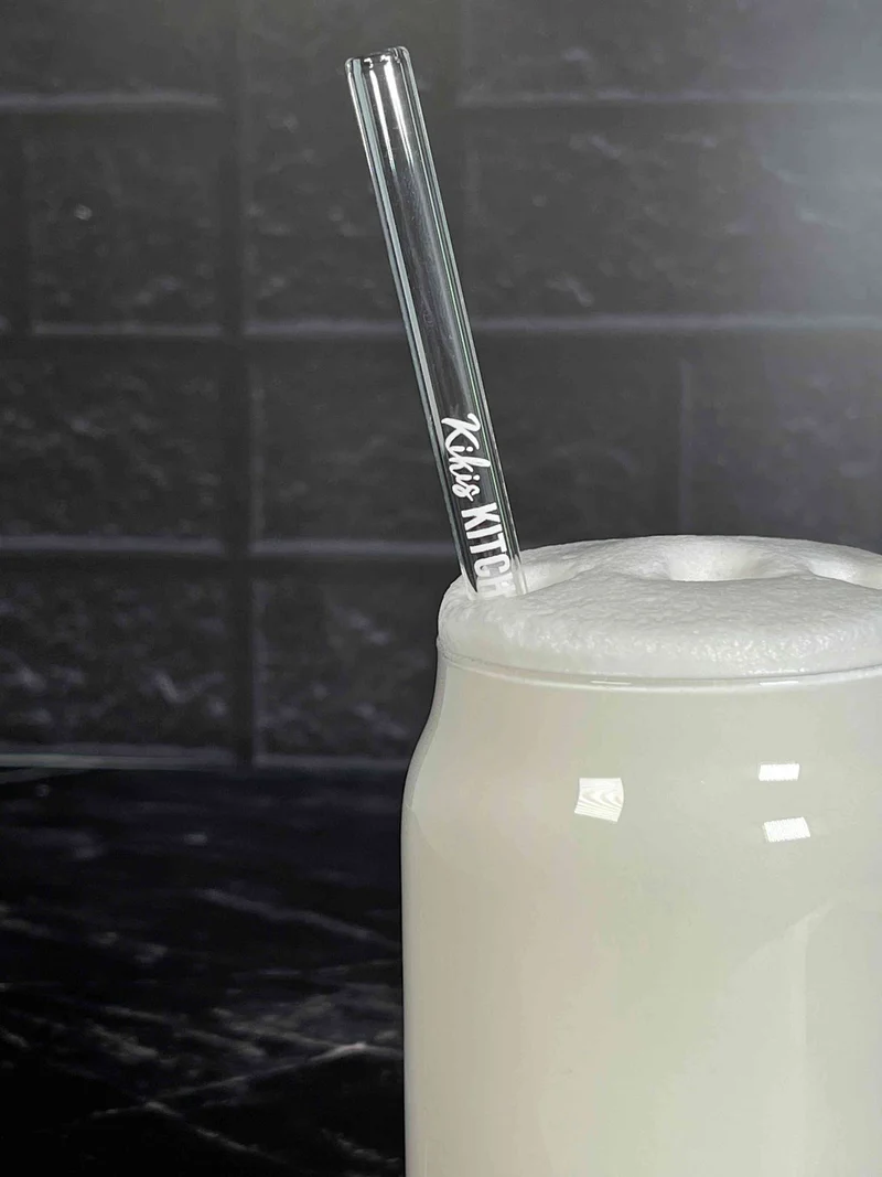Kikis Glasstrohhalm 6er Set
