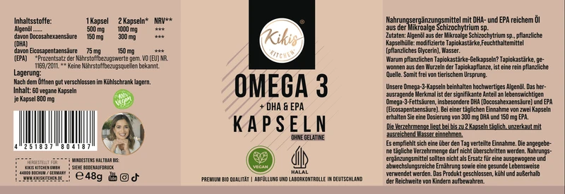 Kikis Omega 3 Kapseln